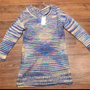No Comment Space dye Sweater Dress, M